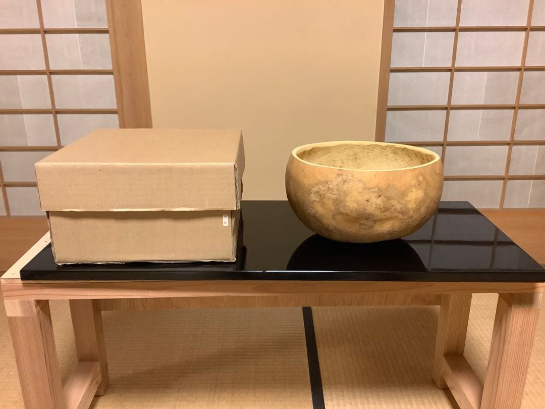 茶道具　瓢炭斗　ふくべ