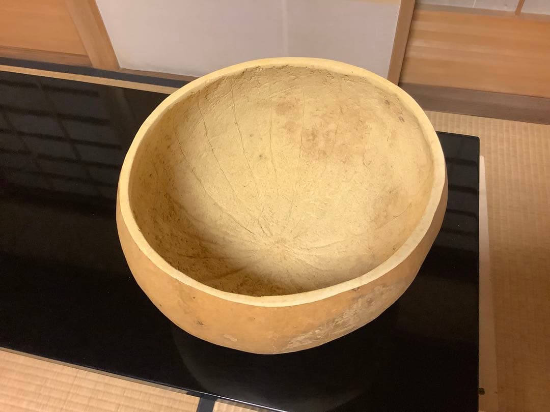 茶道具　瓢炭斗　ふくべ