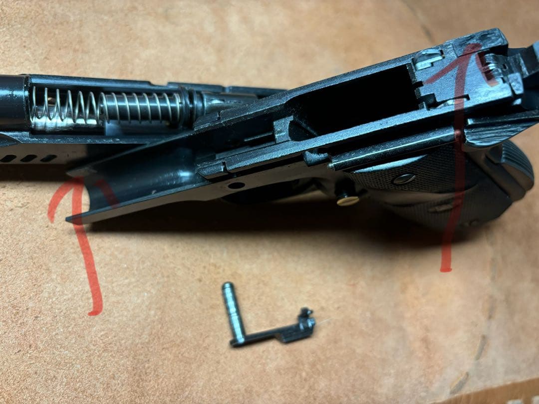 ガスガンwaガルシアHW樹脂製