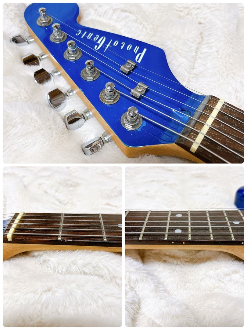 ★美品★ Photogenic 初心者向けギター ストラトキャスター ブルー