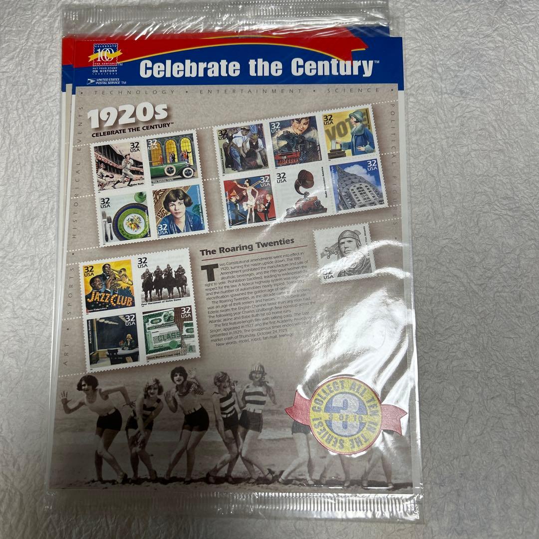 20世紀シリーズ 1900年〜1990年10シート未開封袋入り説明書付