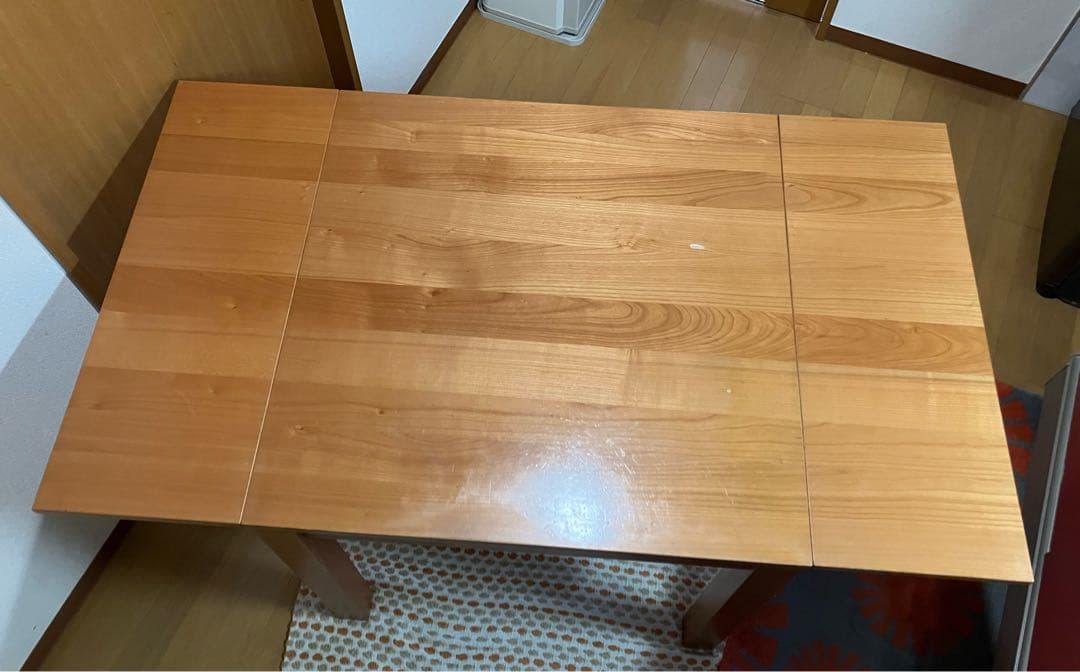 【価格交渉歓迎】unico 伸縮式ダイニングテーブル