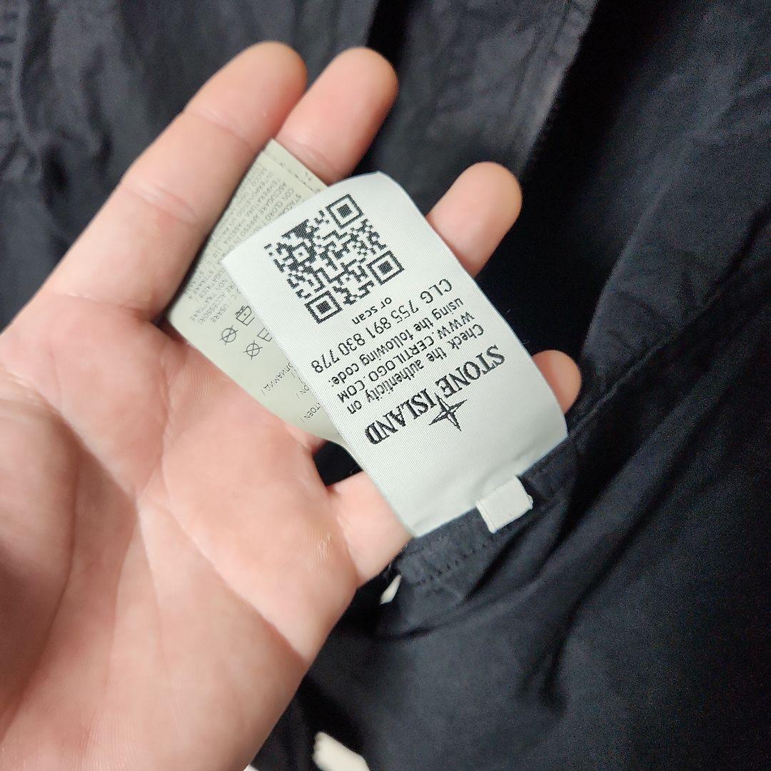 ストーンアイランド ゴーストピース ジャケット ブラック