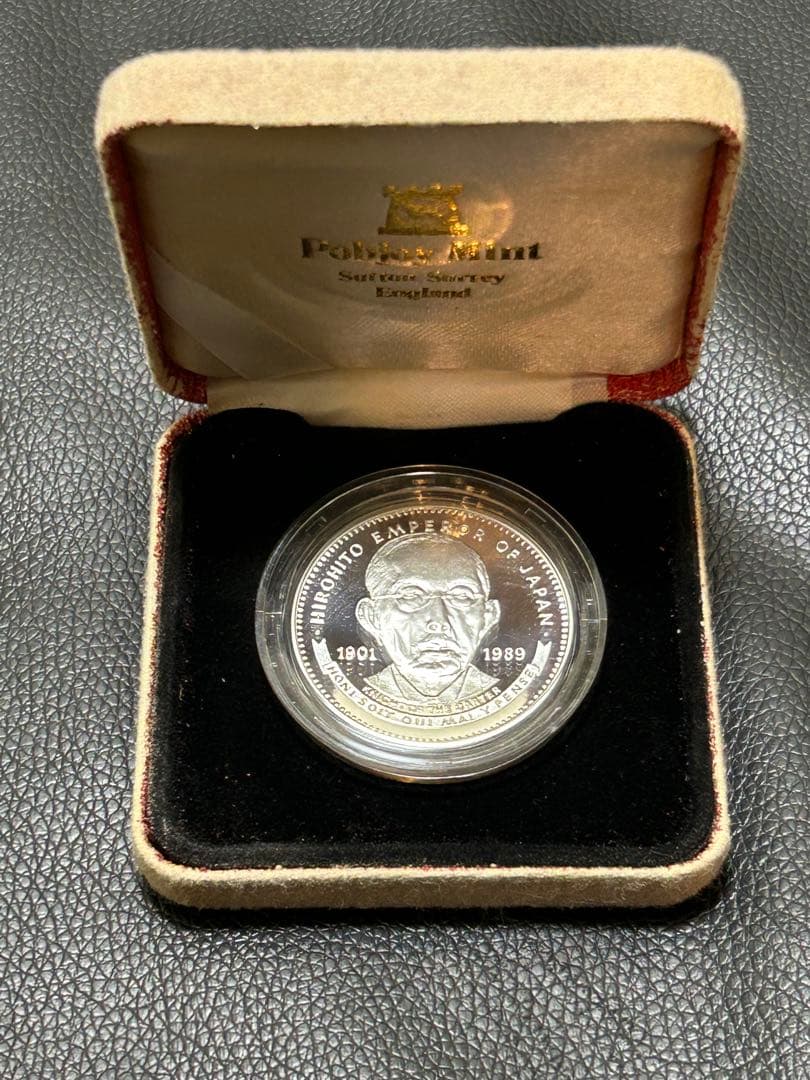 リベリア 1989年10ドル銀貨　Proof 昭和天皇 裕仁天皇 純銀
