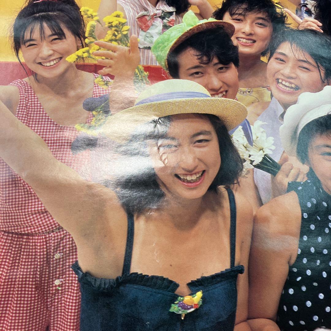 セーラー服を脱がさないで　おニャン子クラブ　B2ポスター　ダメージ有り