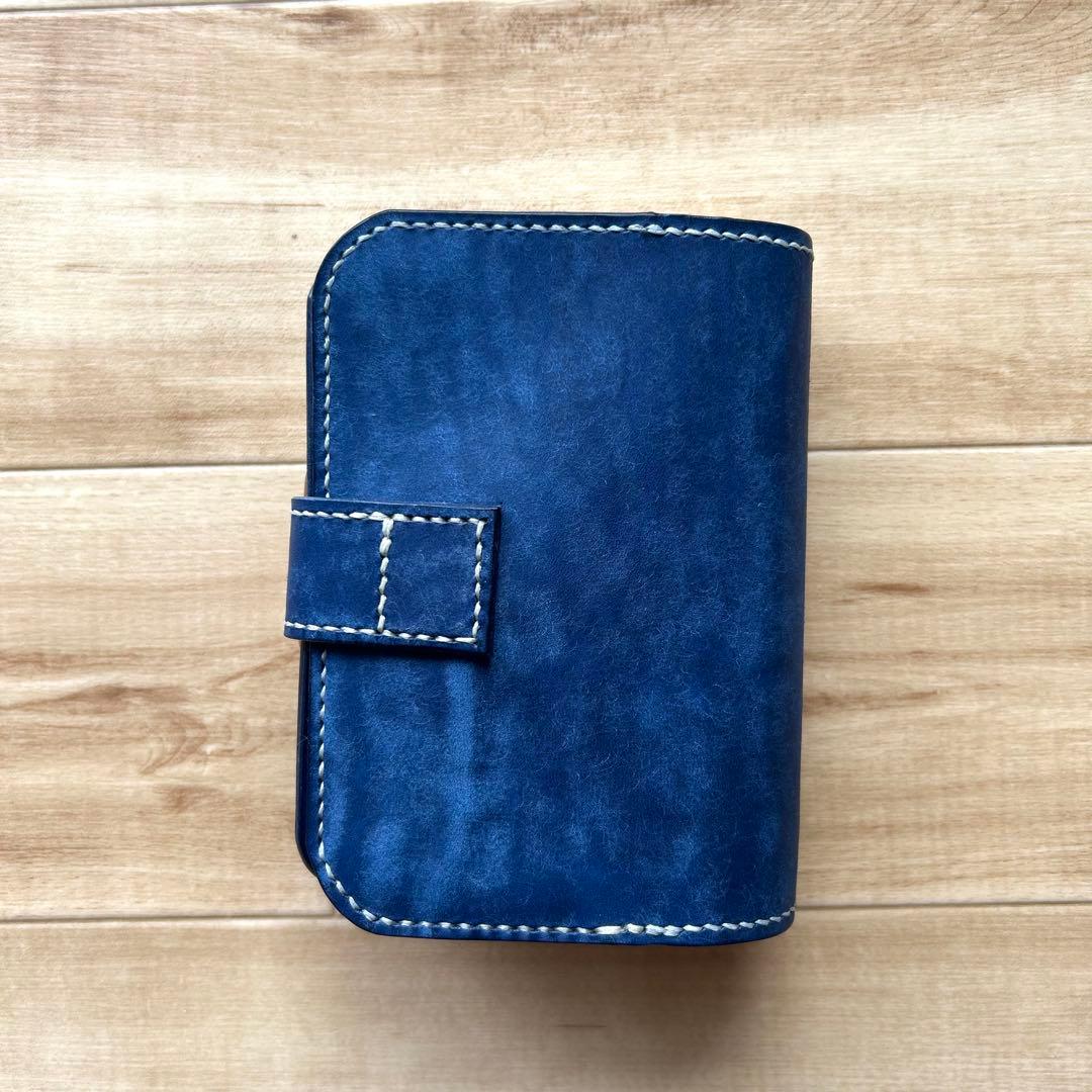 ミニ6システム手帳　手帳カバー B7判 イタリアンレザー　コラージュノート