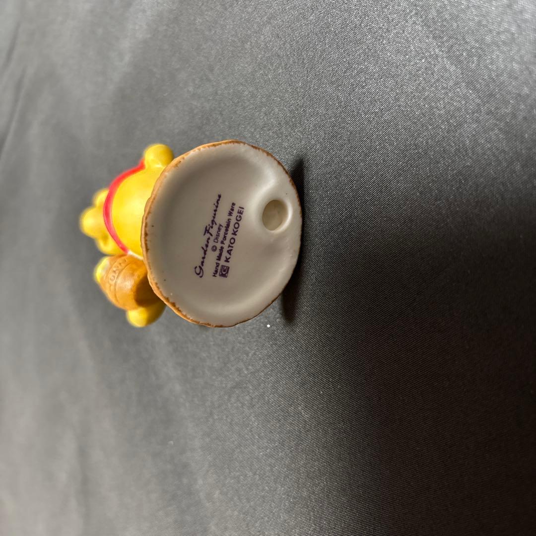 ディズニー 加藤工芸 ガーデンフィギュア ミニチュア陶器 くまのプーさん なかま