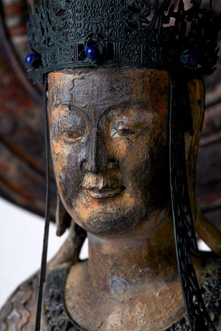 ★新品同様★イスム スタンダード 百済観音 仏像 ポリストーン★T11-1