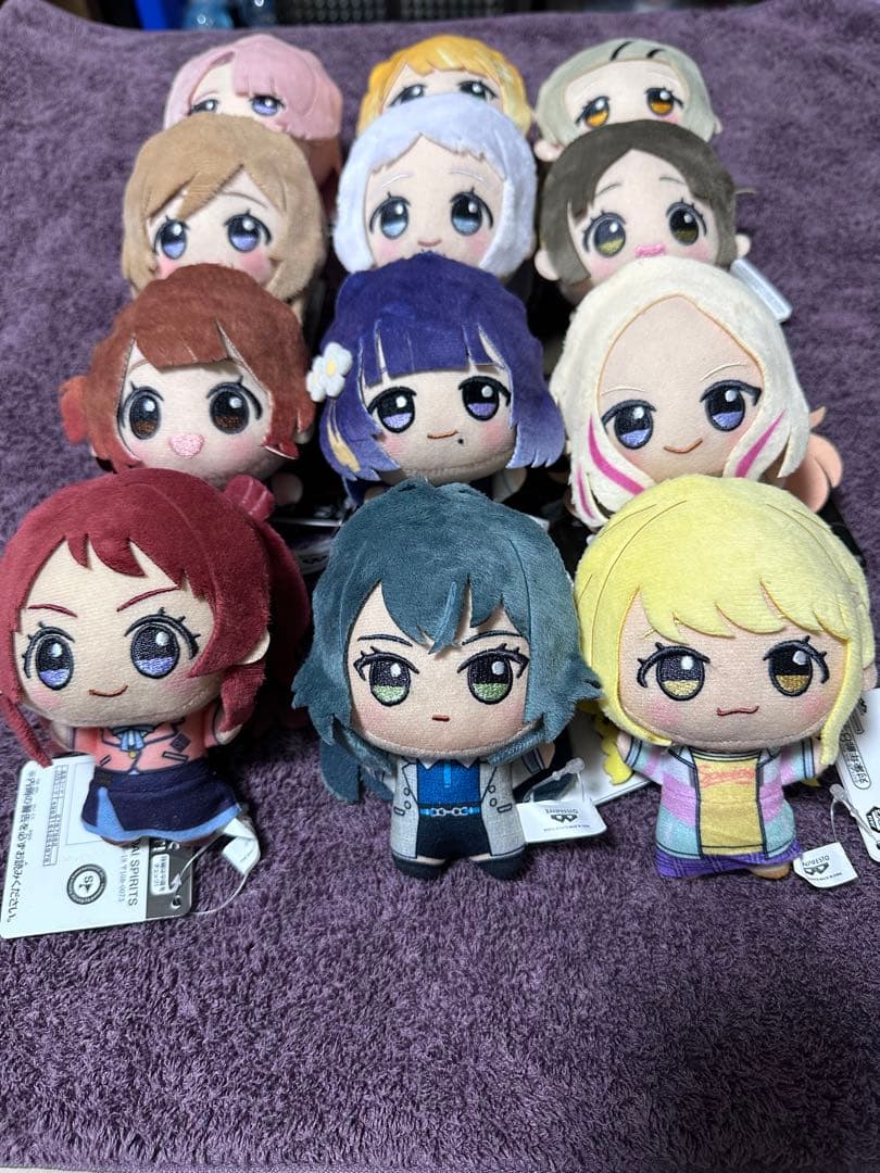 学園アイドルマスター　ちびぐるみ　全12種セット　学マス　ぬいぐるみ　マスコット