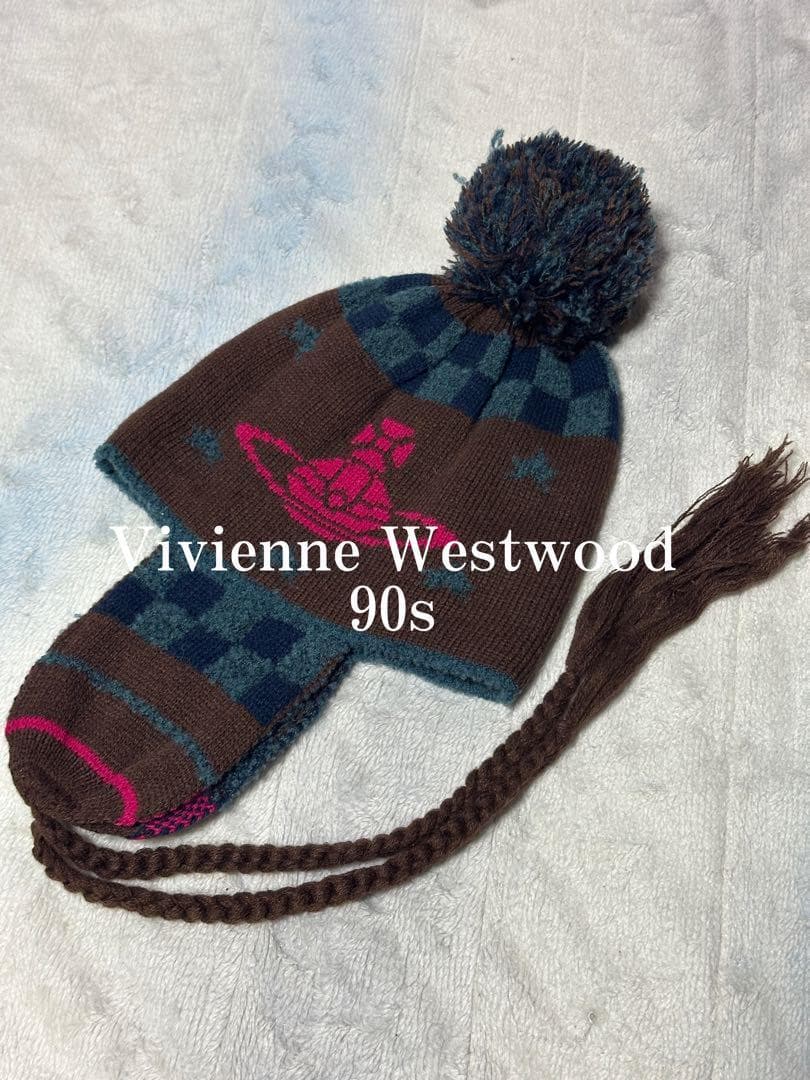 帽子 Vivienne Westwood 90s Orb Logo Knit Cap