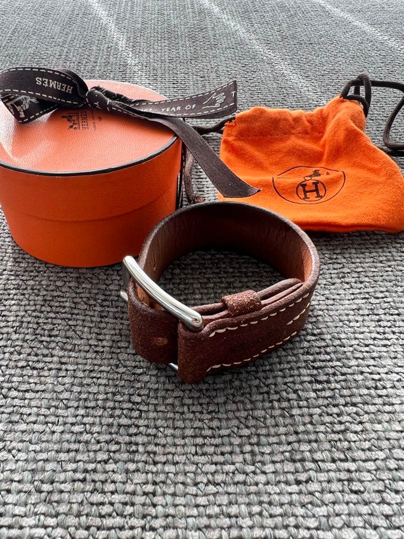 HERMES エトルヴィエール レザーブレスレット マルジェラ期 藤原ヒロシ