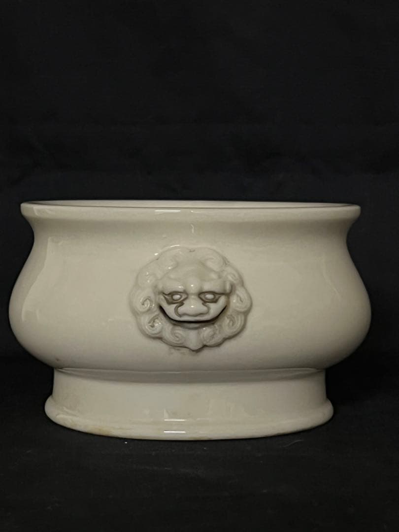 【希少品•倉庫整理品】中国宋時代徳化窯香炉　共箱　XG55-55