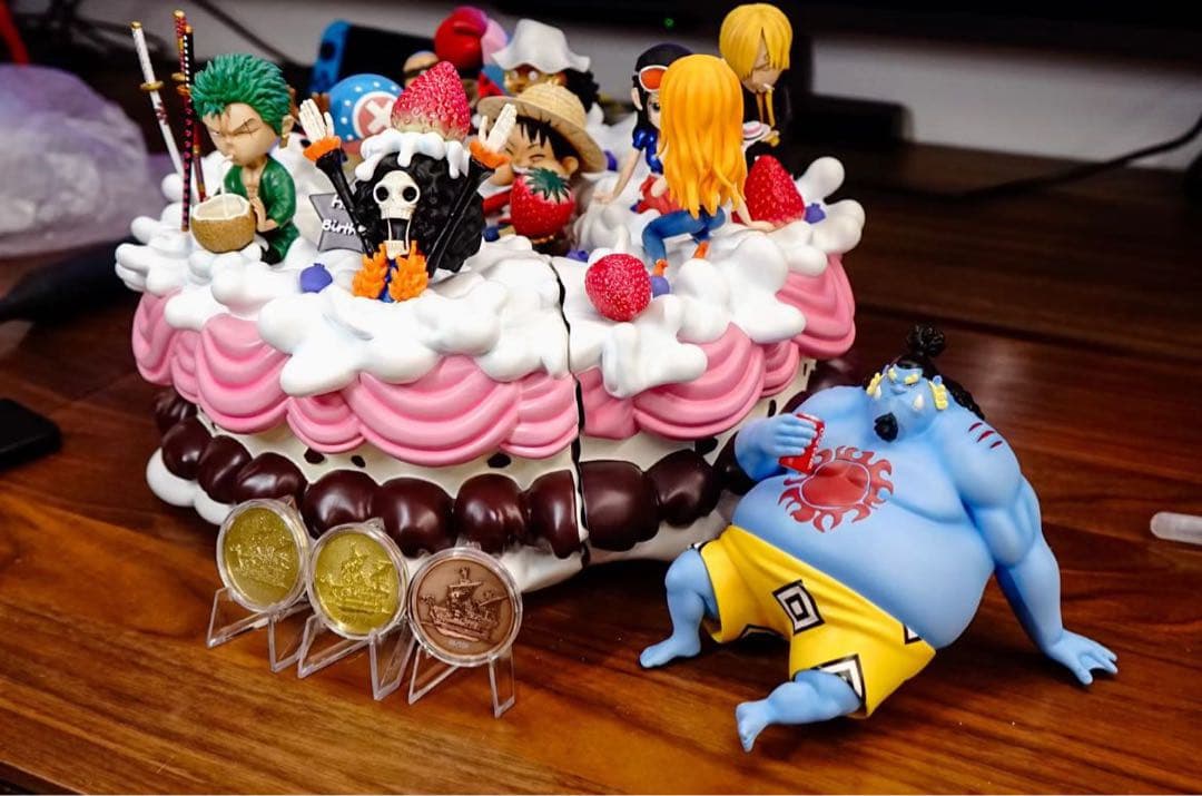 ONE PIECE  麦わらの一味 ケーキ  ガレージキット ガレキ スタチュー
