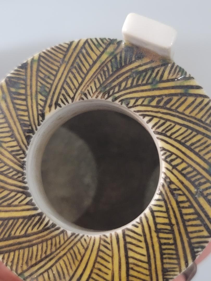 古美術 古九谷 香炉 銀火屋 時代物 DT187