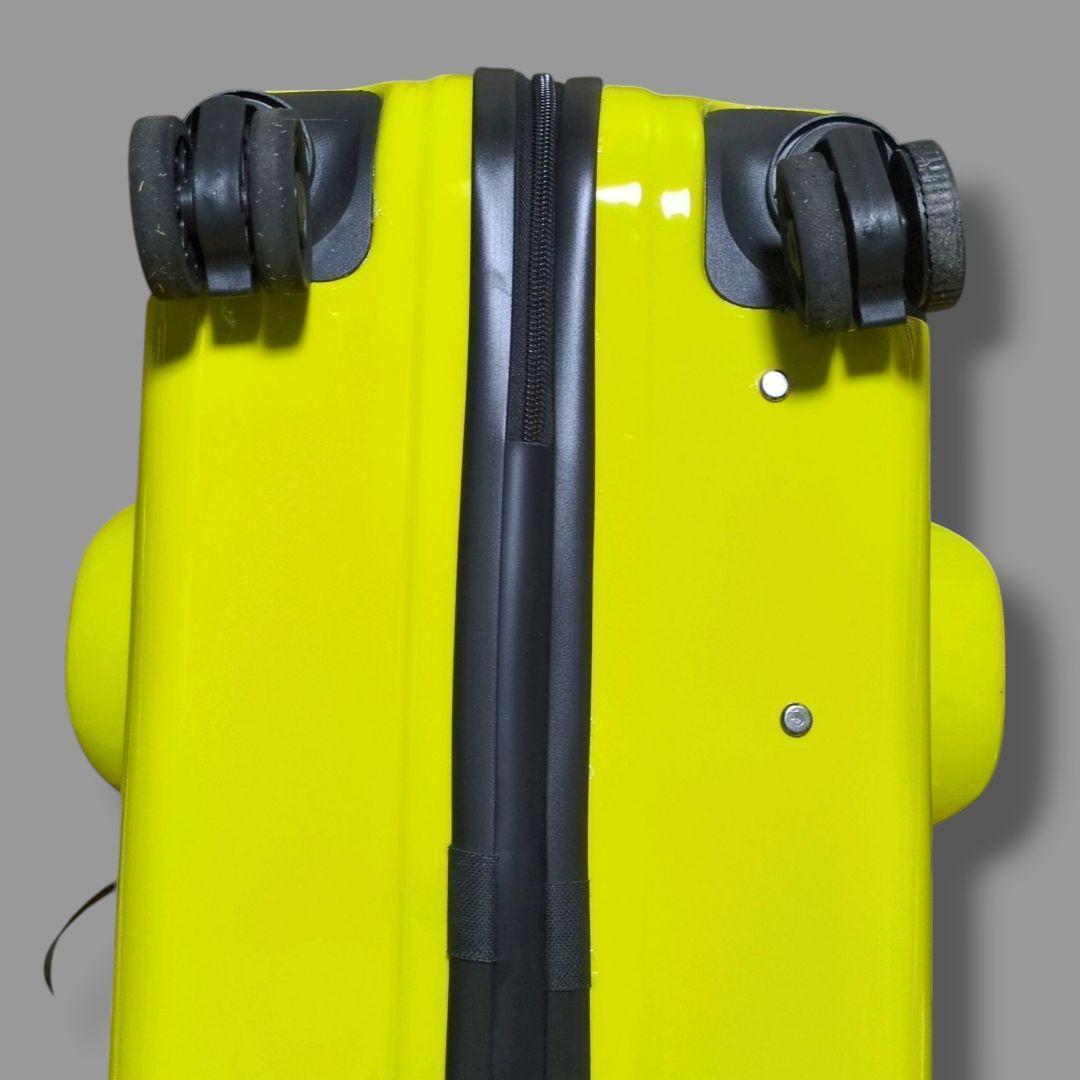 ノリッコ 子供が乗れるキャリーケース イエロー　スーツケース