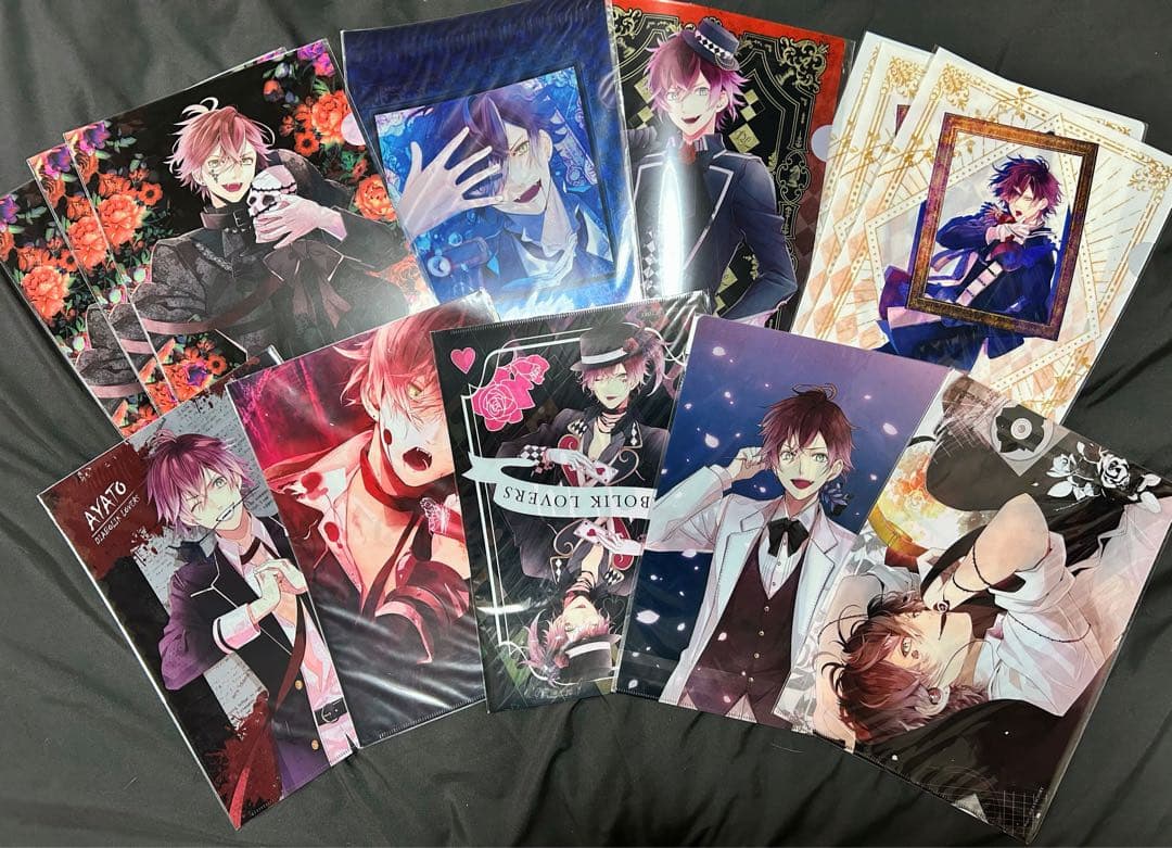 DIABOLIK LOVERS 逆巻アヤト 推し缶 キャンバスアート他まとめ売り