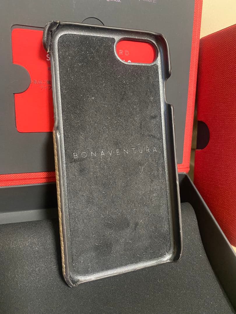 Bonaventura iPhone用ケース ストラップ付き