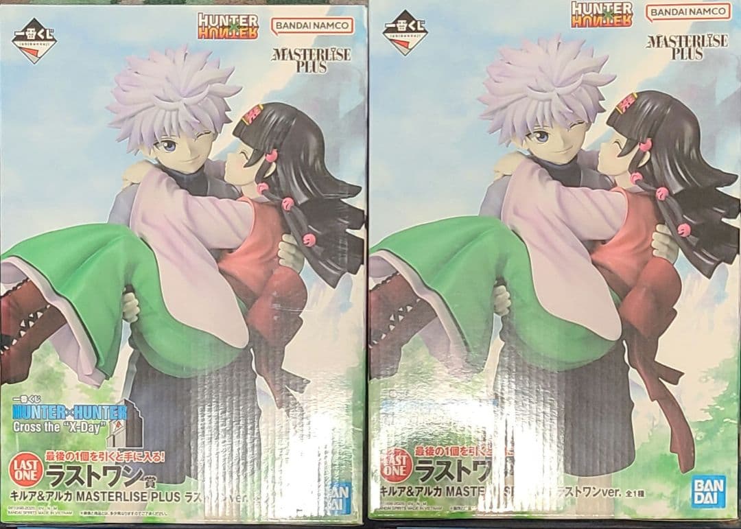 【未開封】一番くじハンターハンター ラストワン賞 キルア＆アルカ2体