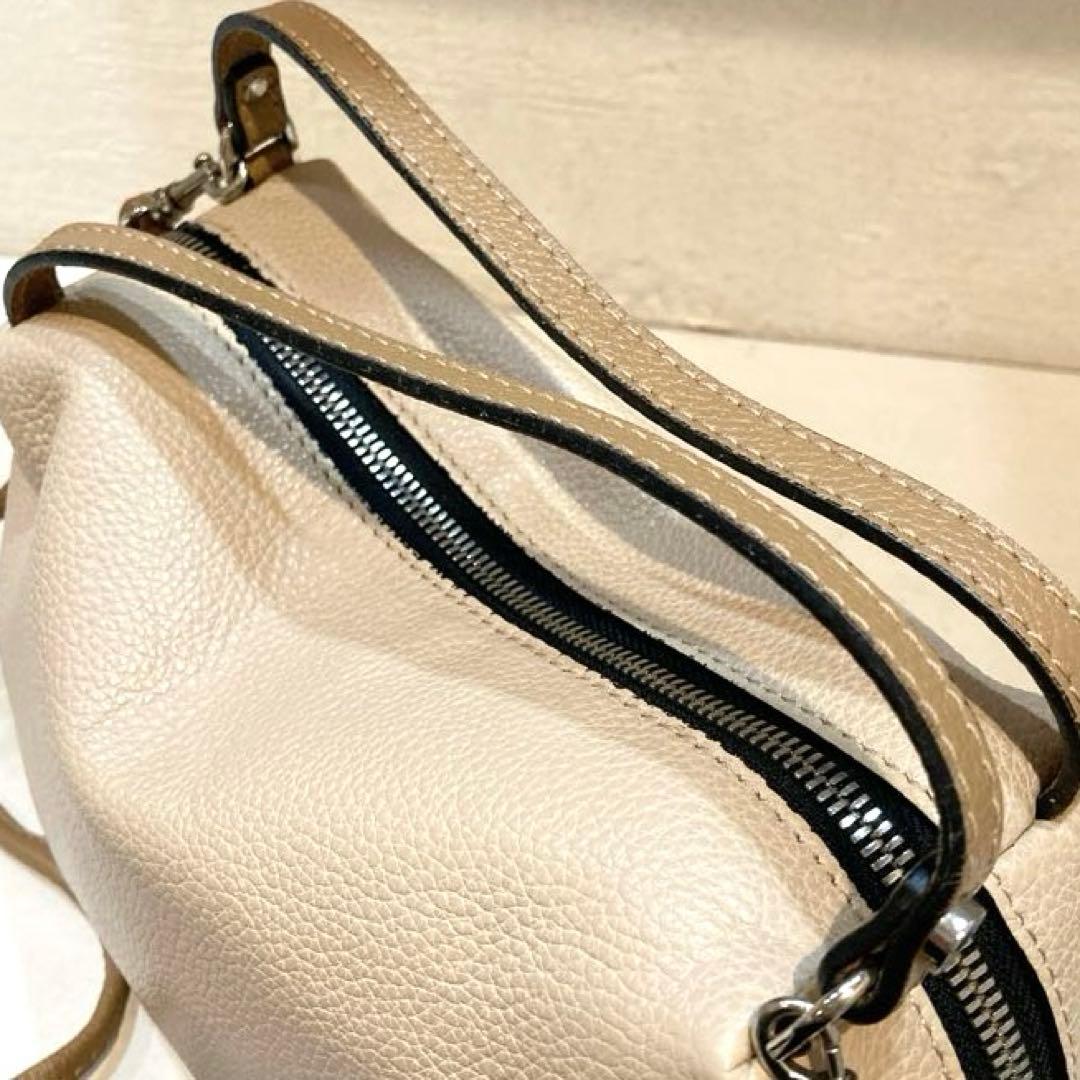 【美品】GIANNI CHIARINI アリファ 2WAY レザーバッグ M