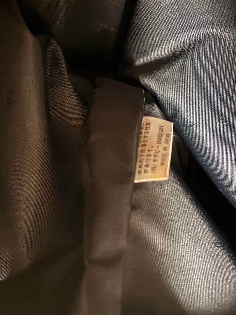 アニエスベー ブラック キャンバス レザーボストンバッグ　旅行用