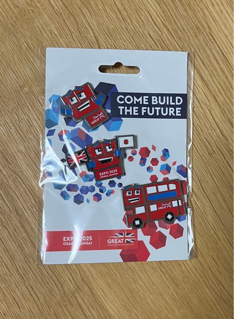 関西万博イギリス館ピンバッジ
