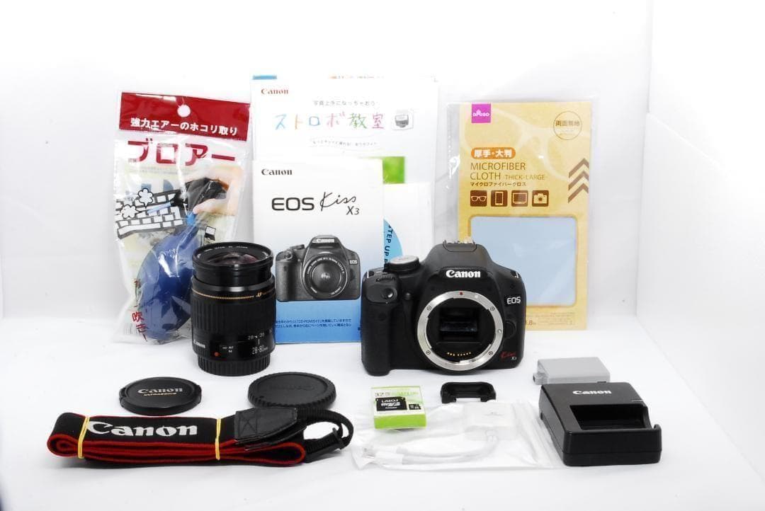 動画もOK！Canon EOS Kiss X3 ＋28-80mm llレンズ