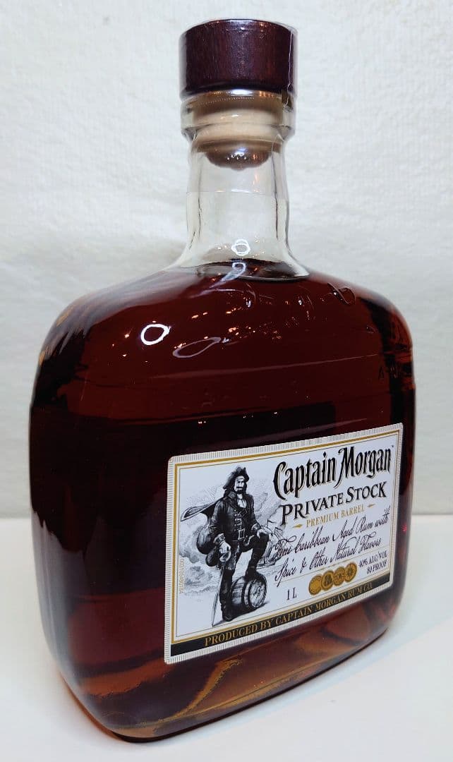 キャプテンモルガン★プライベートストック★1000ml★品薄★箱無し★ラム★終売