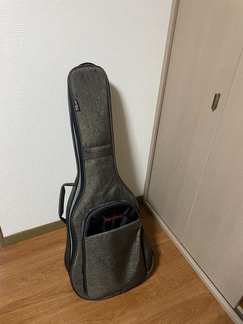Martinez 限定 flame quiltedアコギ　ケース付き