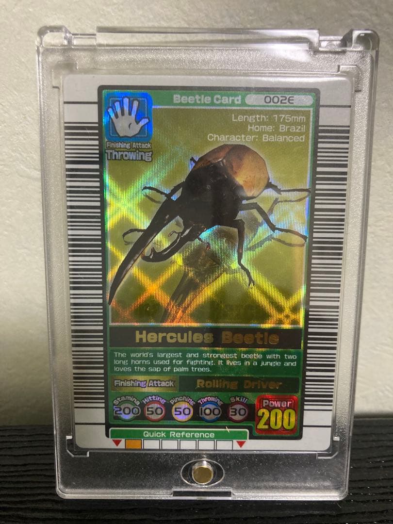 ムシキング2003◆ヘラクレスオオカブト◆002E【外国版】