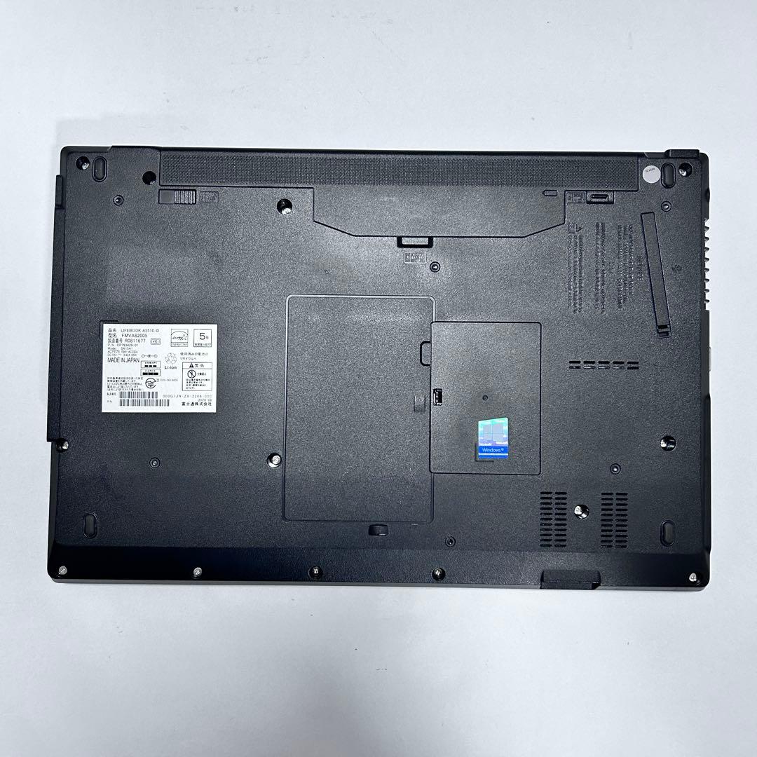 【Office2021搭載】LIFEBOOK｜SSD256GB｜バッテリー極上