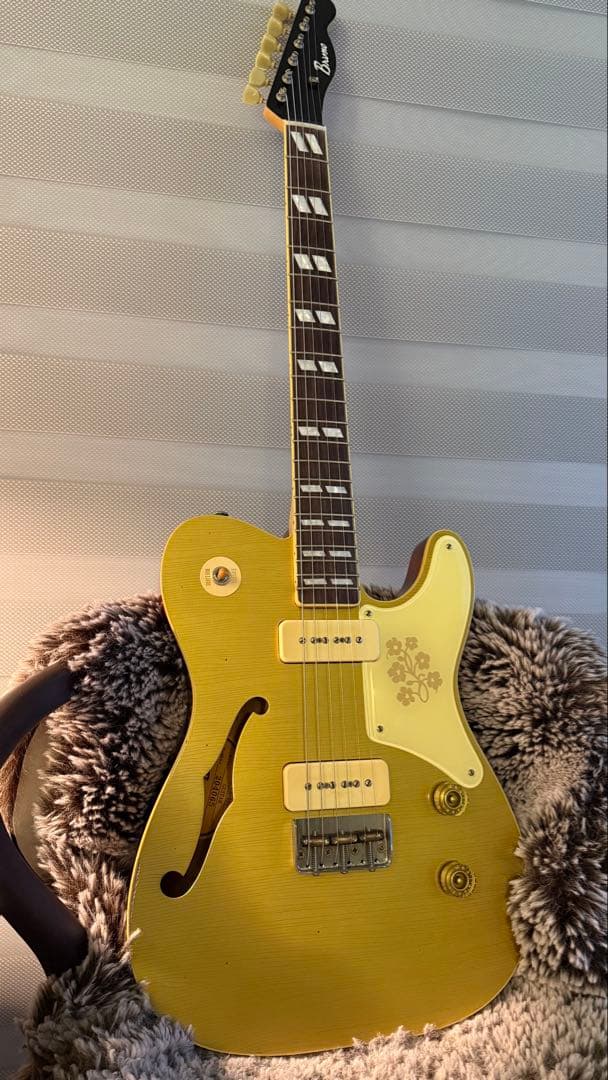 Bruno guitars tn−295 goldtop