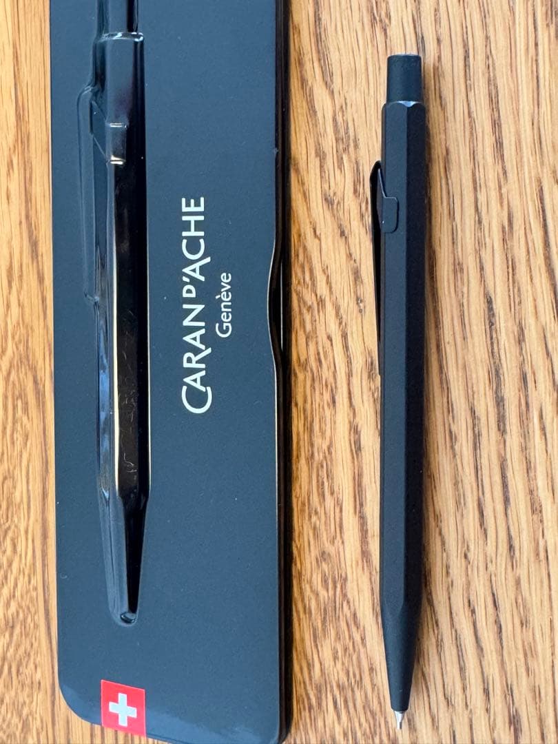 ペン4本セット　(シャーボX、クルトガダイブ、オレンズネロ、カランダッシュ)