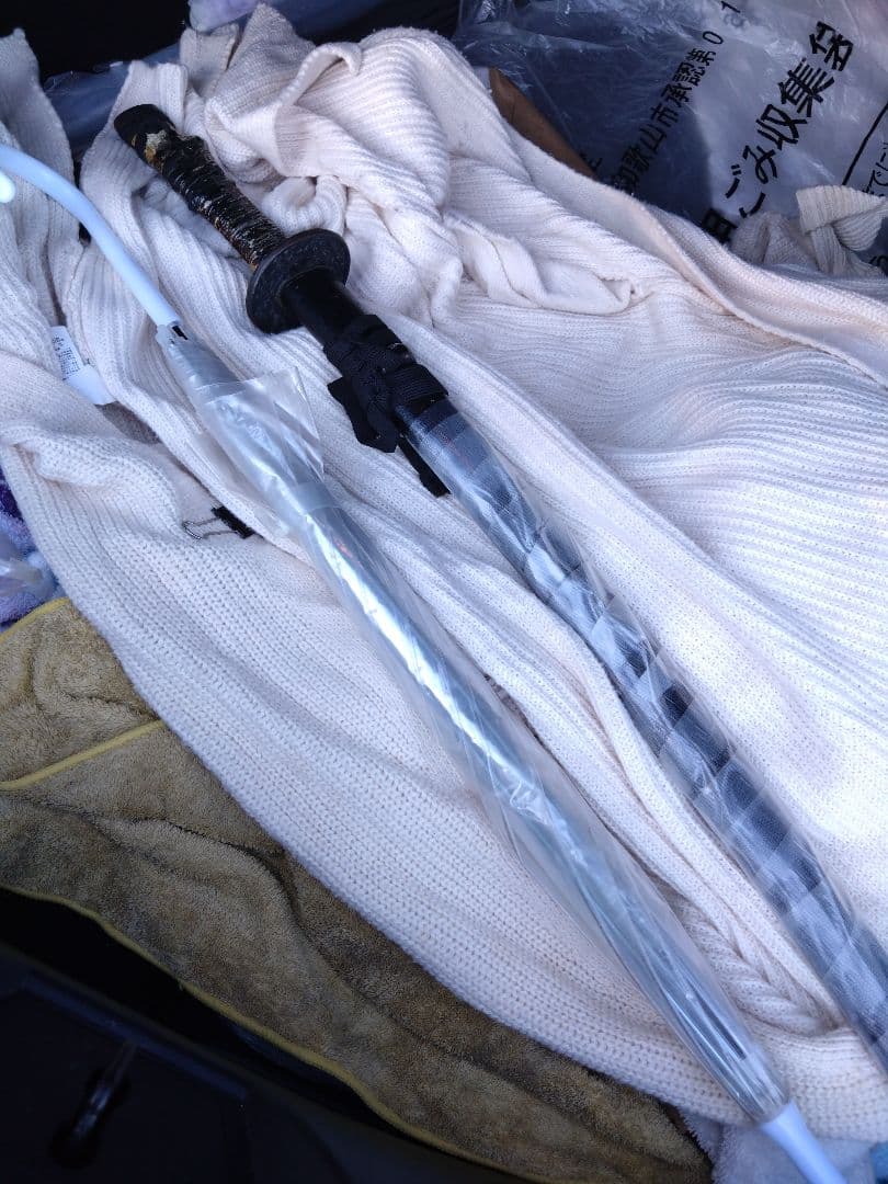 日本刀　模造品！ステンレススチール 腰刀 鞘付