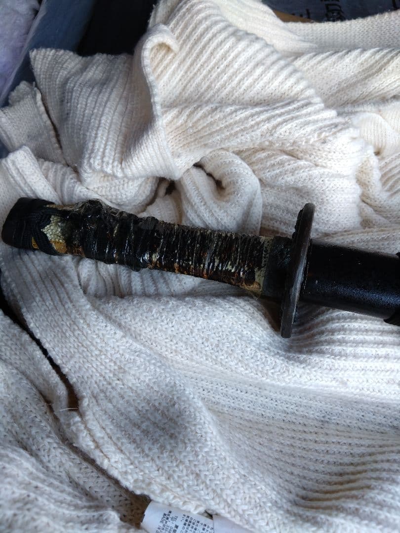 日本刀　模造品！ステンレススチール 腰刀 鞘付