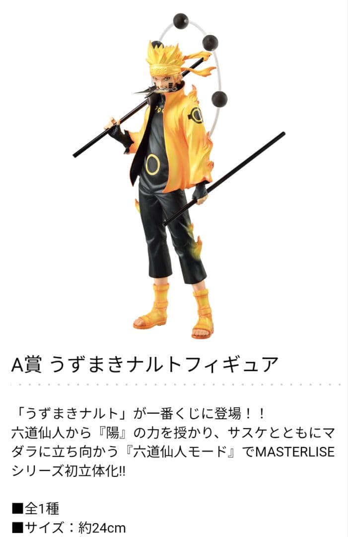 一番くじ　NARUTO　紡がれる火の意志　1ロット 未開封くじ券&販促品付き