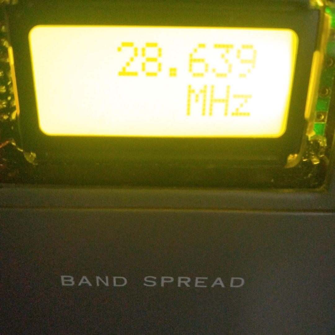 ジャンク　デジタルメーター付けました。トリオ 9R59D 昔のオールバンド受信機