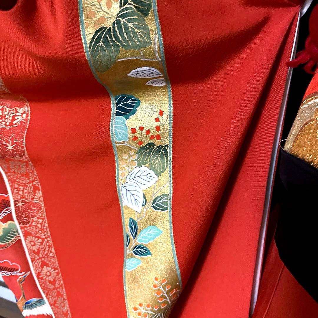 振袖フルセット　高身長　桂由美　手描き友禅　成人式振袖　振袖　裄丈70