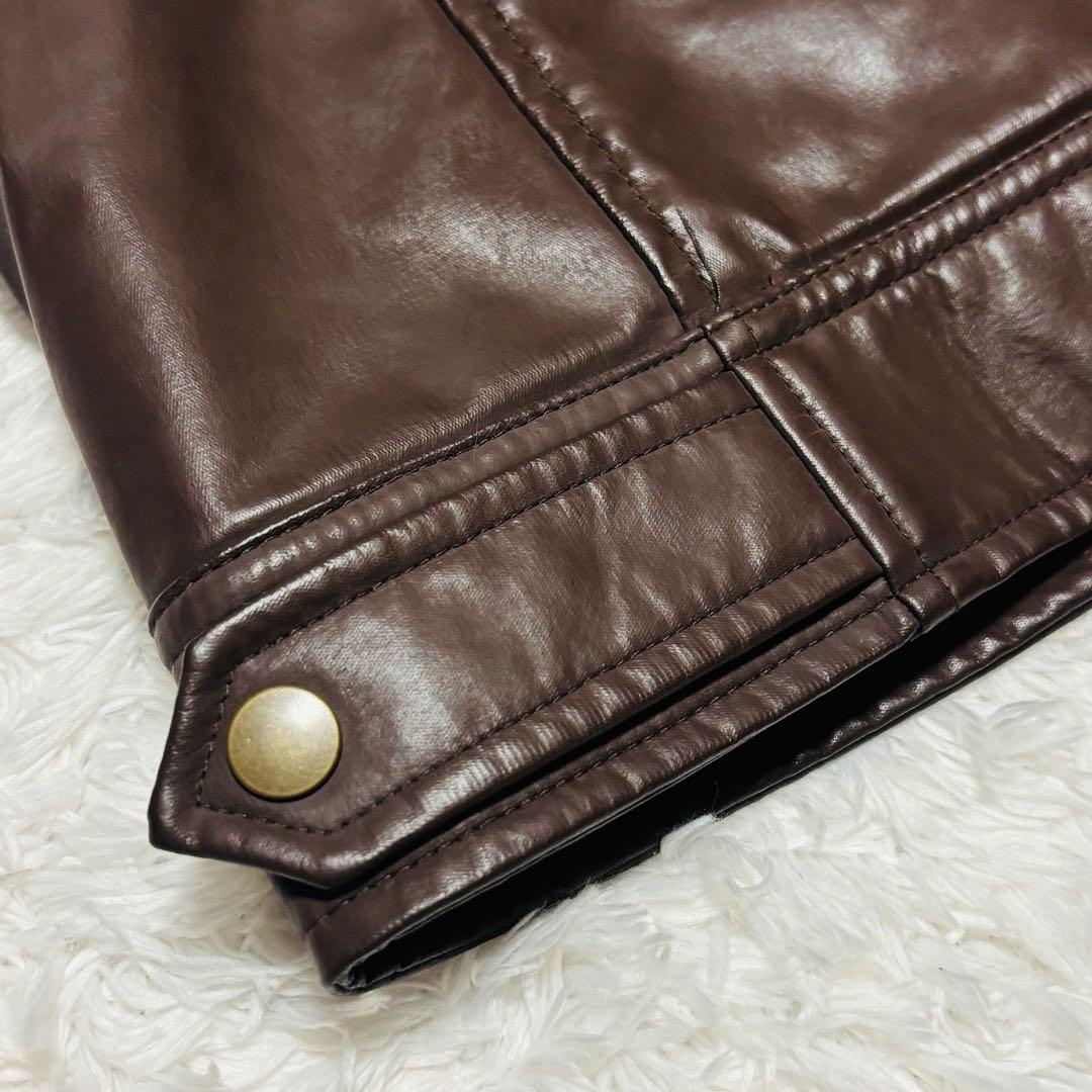 希少 00s y2k アディダス トラックジャケット 異素材 切替 ブラウン