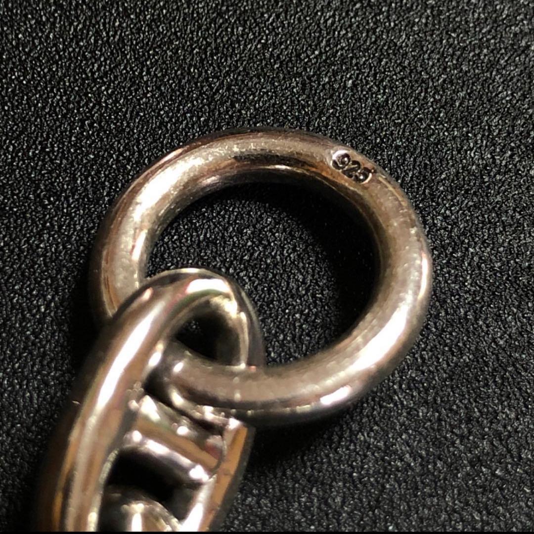 シルバー925 silver アンカーチェーン ブレスレット メンズ