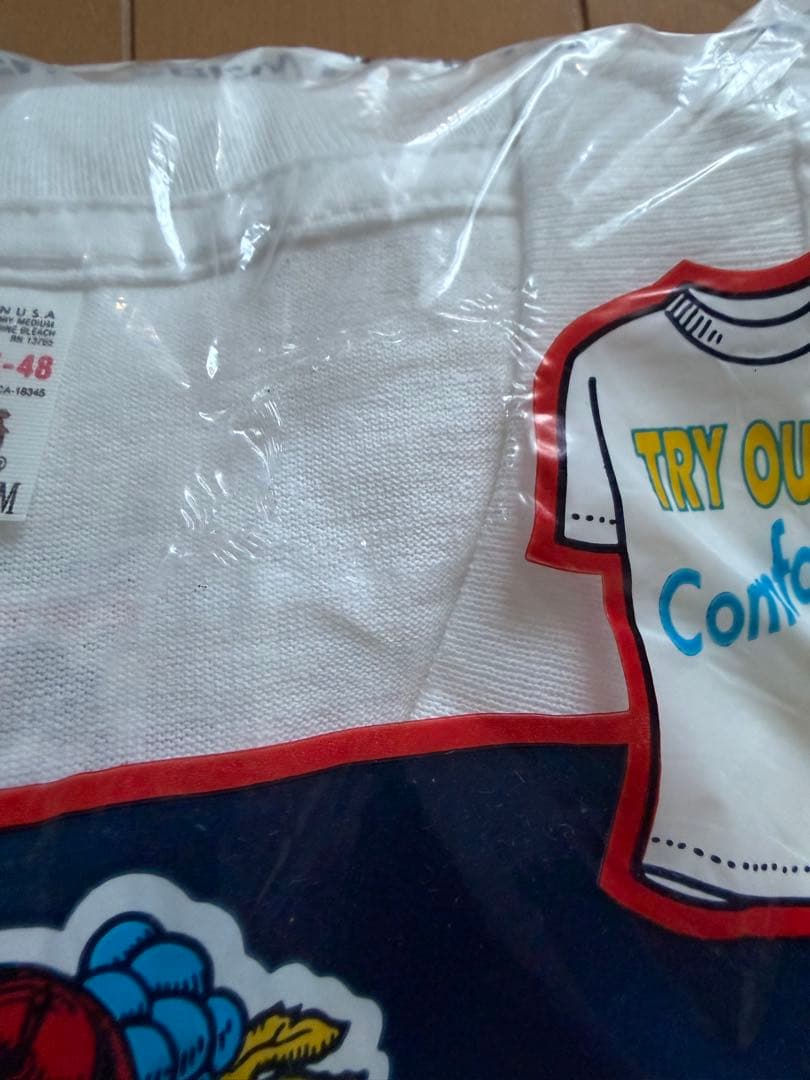XLサイズ　80's FRUIT OF THE LOOM 無地3P Tシャツ