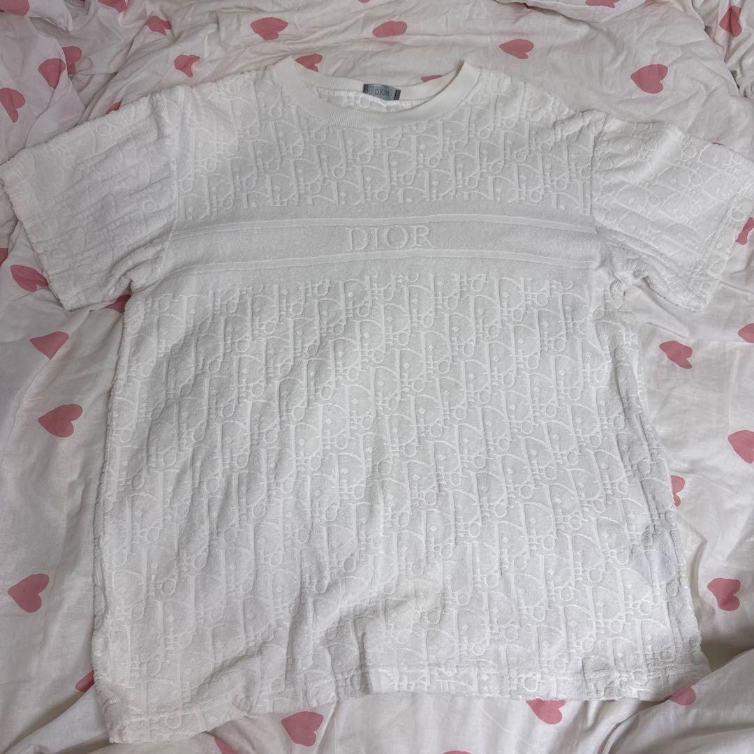 Dior パイル地 Tシャツ 総柄