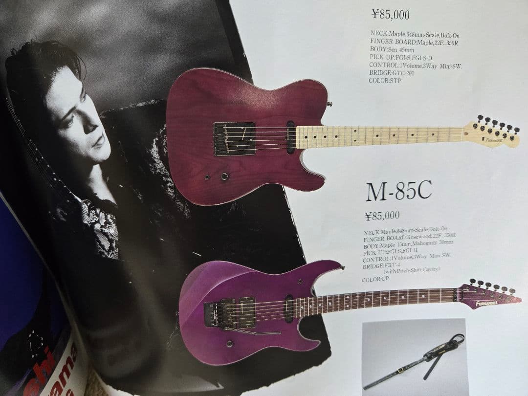 瀧川一郎モデル ギターストラップ 蛇柄 ビンテージ