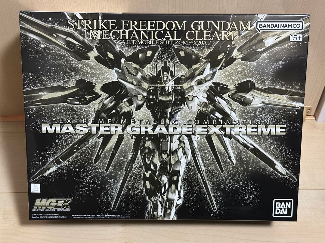 MGEX ストライクフリーダムガンダム メカニカルクリア プレミアムバンダイ限定
