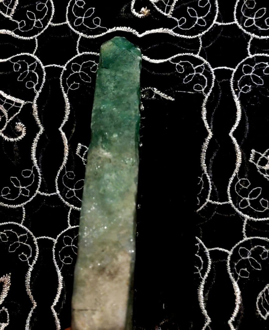 翡翠の硯と中国墨　アンティーク