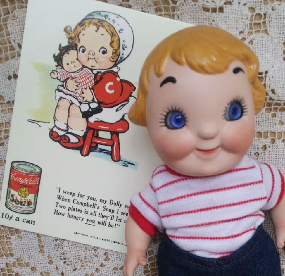 レア♪ キャンベルキッズ ビスクドール ヴィンテージドール キャンベル 人形