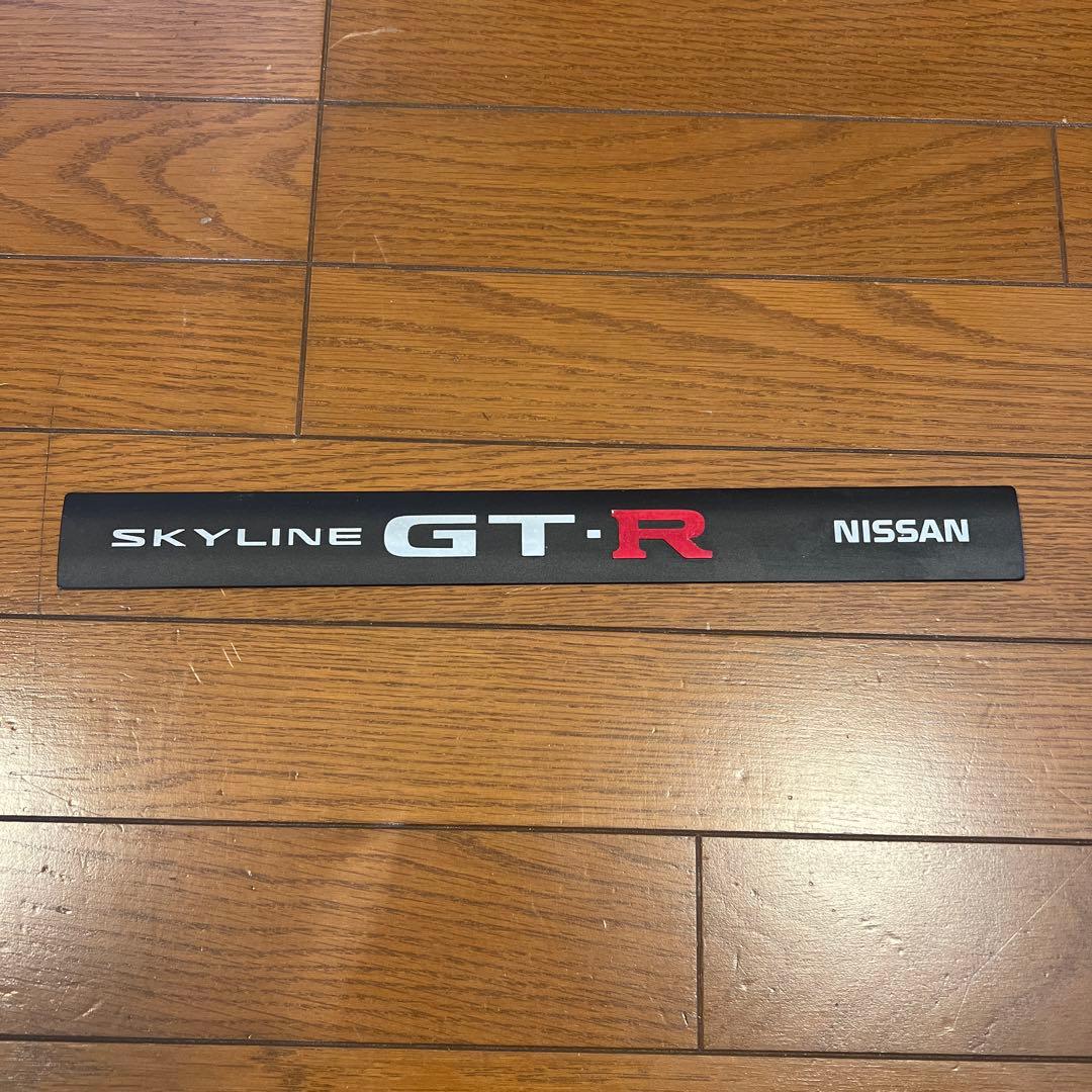 日産オーナメントプレートGT-R BNR32 BCNR33 BNR34 純正品