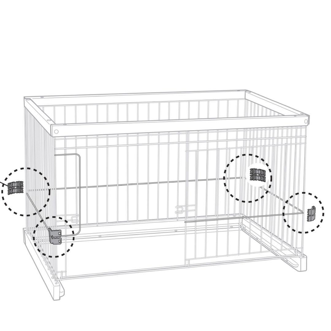 リッチェル ケージ サークル　木製 お掃除簡単サークル