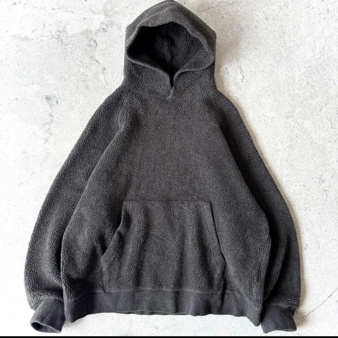 グラフペーパー Wool Boa パーカー サイズ1 グレー