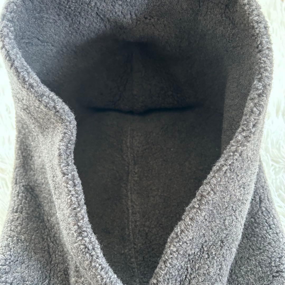 グラフペーパー Wool Boa パーカー サイズ1 グレー