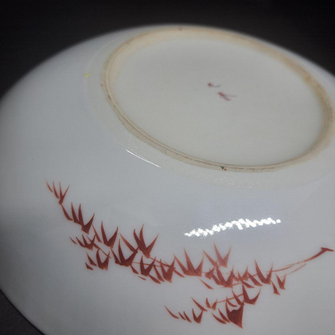 九谷焼　飾り皿　中国古人柄　骨董　美術品　ヴィンテージ　未使用